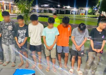 Delapan Remaja Pengguna Lem Aibon, Diringkus Polisi di Tempat Hiburan Malam