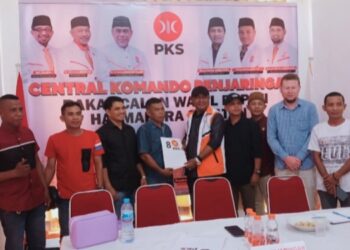 Serius Dampingi Bassam Kasuba, Ikbal Djabid Resmi Mendaftar Cawabup di PKS