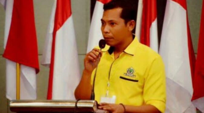 Foto Istimewa: (Sekertaris DPD II Partai Golkar Halmahera Selatan (Rustam Odenuru)