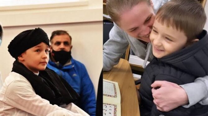 Foto Istimewa: (Kisa Boca 9 Tahun Diizinkan Sang Ibu Memeluk Agama Islam)