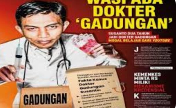 Foto Ilustrasi: Dokter Gadungan