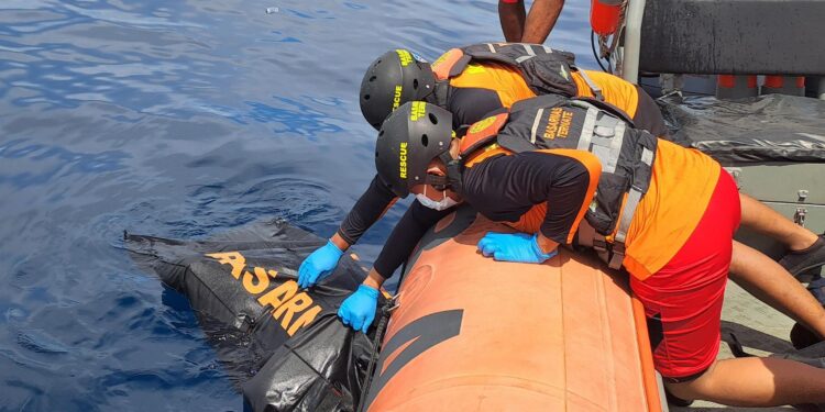 Tim SAR Basarnas Berhasil Evakuasi Korban Perempuan Terseret Banjir