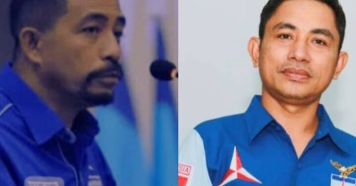 Foto Istimewa: Ketua DPD Demokrat Maluku Utara Rahmi Husen Dan Ketua DPC Demokrat Hut Ibrahim