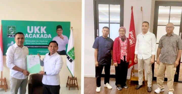 Foto Istimewa: Bakal calon Bupati Asmar Bani Saat Mengikuti Fit And Proper Test di DPP PKB Dan DPP PSI