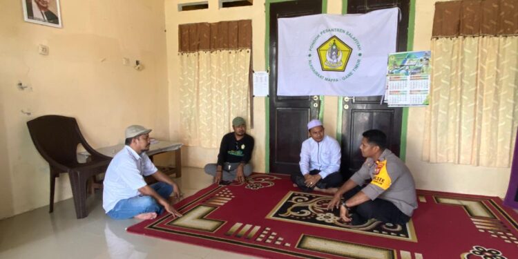 Kapolsek Bersama Para Tokoh-tokoh di Kecamatan Gane Timur Saat Gelar Coling System