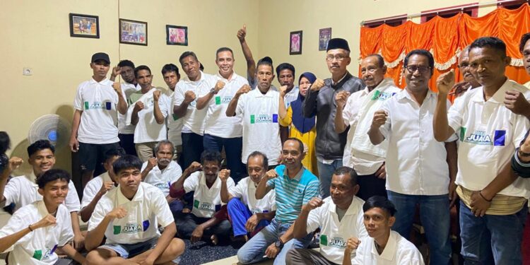 Foto Istimewa: Silaturahim Paslon Jasri-Muhlis di Desa Gandasuli