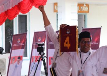 Dapat Nomor Urut 04, Paslon Jasri-Muhlis Optimis Juara Pilkada Halsel 2024