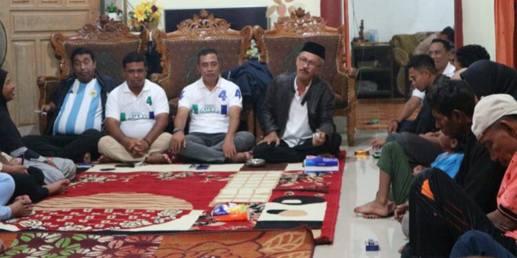 Calon Wakil Bupati Halmahera Selatan (Muhlis Djafar Didampingi Tim Koalisi Kampanye Tertutup di Desa Kota Popo)