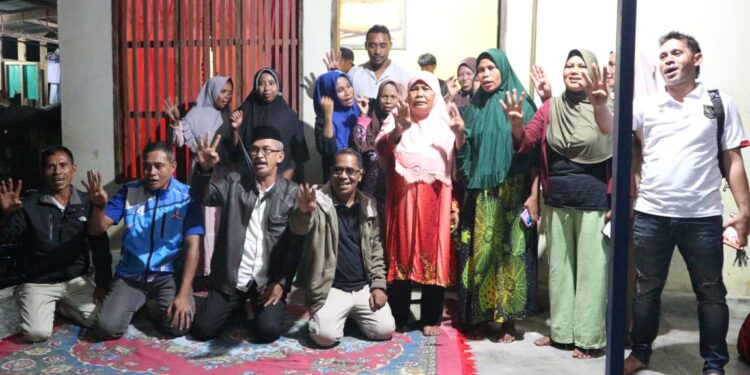 Calon Bupati dan Wakil Bupati Jasri-Muhlis Kampanye Tatap Muka di Panambong