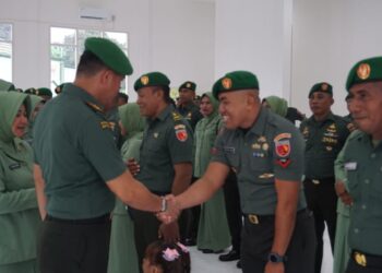 Dimomen Hari Kesaktian Pancasila, 36 Personil Kodim 1509 Labuha Naik Pangkat