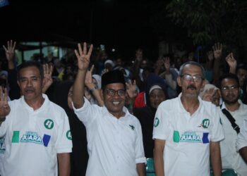 Paslon Jasri-Muhlis Kunci Kampanye Zona Satu di Desa Kampung Makian