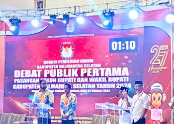 Tampil Sederhana, Paslon Jasri -Muhlis Kuasai Panggung Debat Kandidat