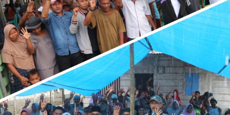 Calon Bupati dan Wakil Bupati Jasri-Muhlis Didampingi Tim Koalisi Kampanye di Desa Sumae dan Kaputusan
