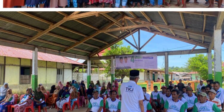 Cawabup Halmahera Selatan Muhlis Djafaar Kampanye di Wilayah Zona Dua
