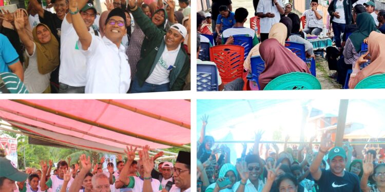 Kampanye Paslon Jasri-Muhlis di Kecamatan Mandioli Utara