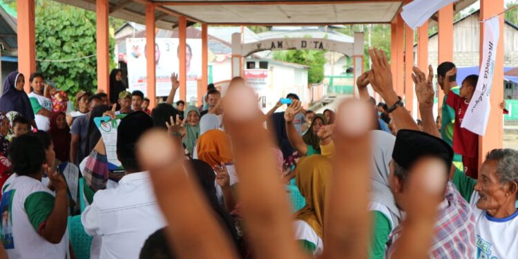 Jasri Usman Calon Bupati Halmahera Selatan Kampanye di Kecamatan Borang Lomang
