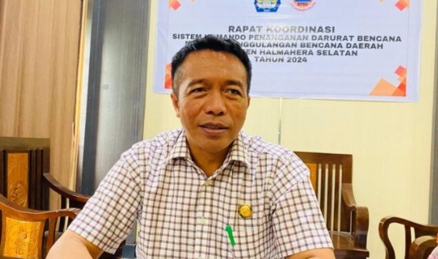 Kaban BPBD Halmahera Selatan, Aswin Adam (istimewa bar)