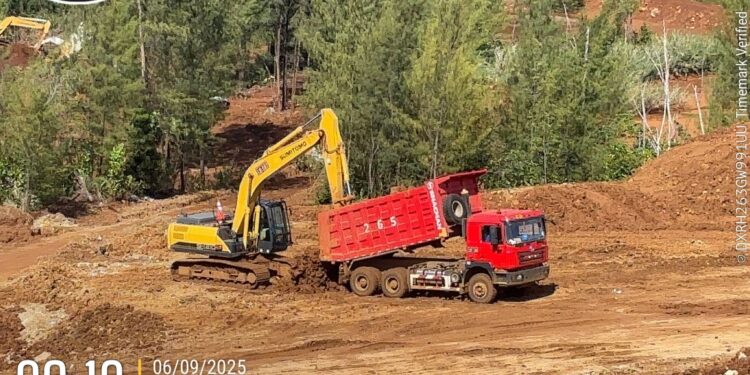 Foto Istimewa: (Lokasi Tambang PT. Karya Wijaya)