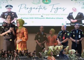 Kejaksaan Gelar Acara Pisah Tugas Kajati Malut Herry Ahmad Pribadi dan Purwani Herry