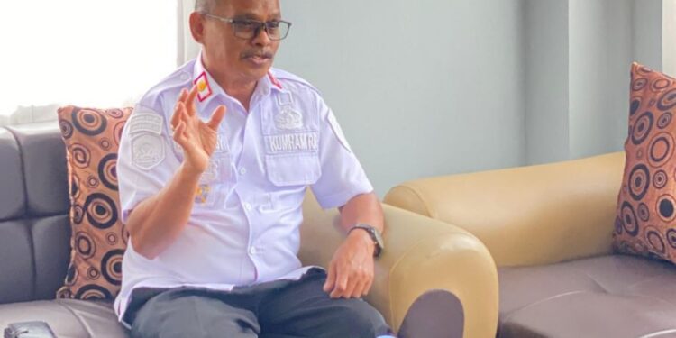 Foto Istimewa: (Kapala Rutan Soasio Tidore Kepulauan David Lekatompessy)