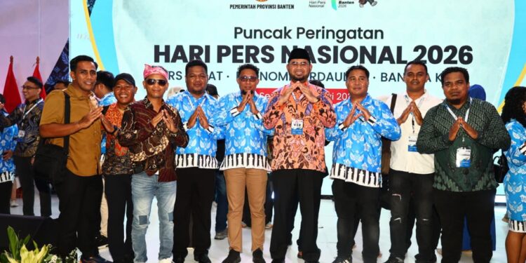 Bupati Halmahera Selatan Hasan Ali Bassam Kasuba Dan Rombongan PWI Maluku Utara