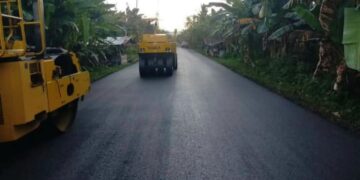 (Progres Pekerjaan PT Buli Bangun di Ruas Jalan Weda-Mafa dan Matutin-Saketa)