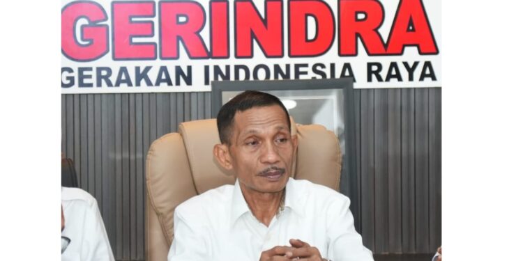 (Sahril Tahir Ketua DPD Gerindra Maluku Utara)